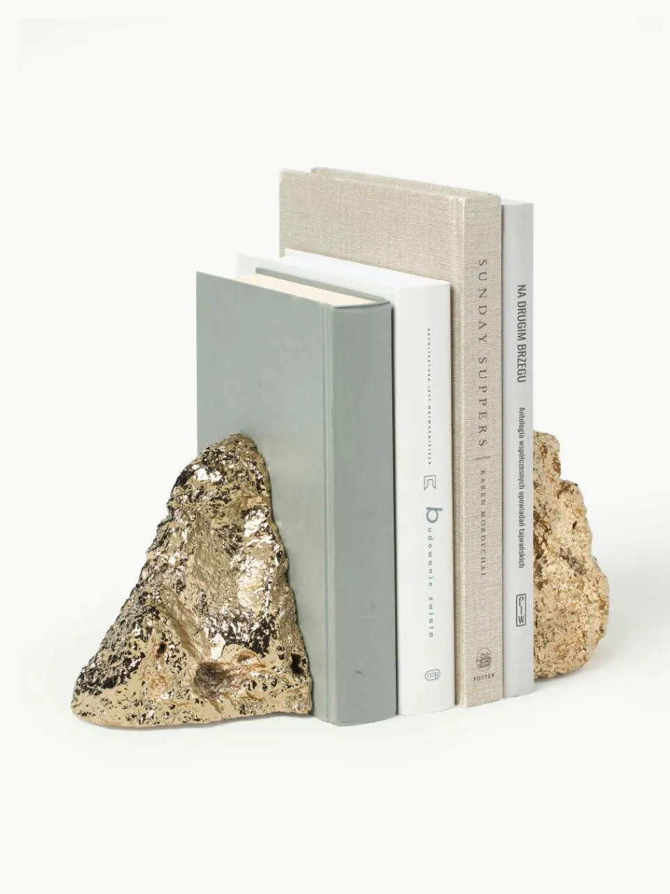 Boekensteunen Sedona van kwarts, set van 2^Westwing Collection Clearance