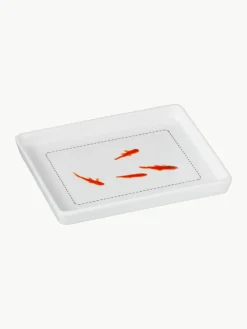 Botervloot Fische met reliëf en goudvis op de bodem^Westwing Hot