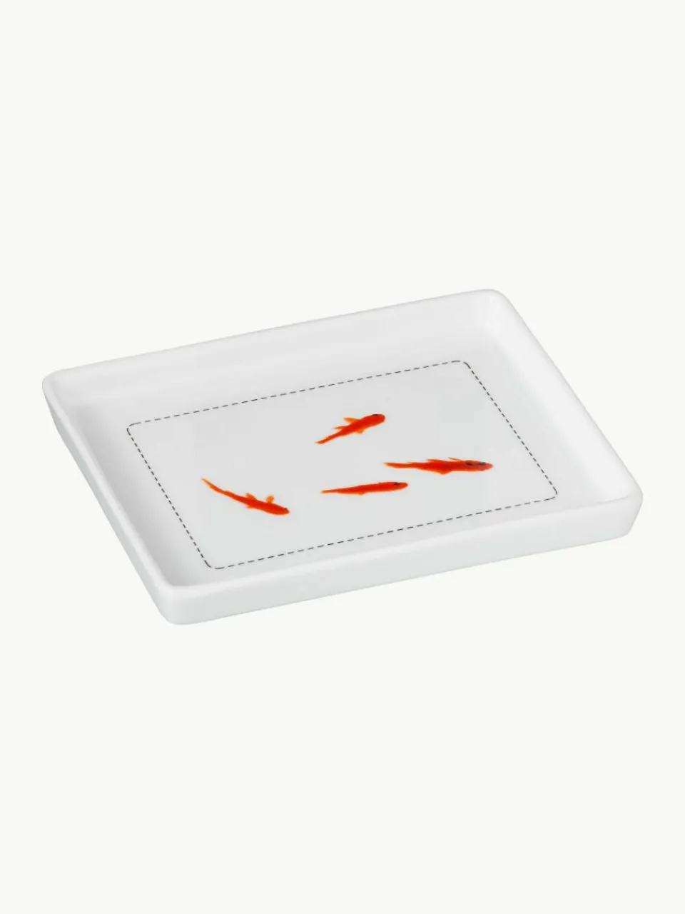 Botervloot Fische met reliëf en goudvis op de bodem^Westwing Hot
