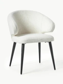 Bouclé armstoel Celia^Westwing Collection Outlet