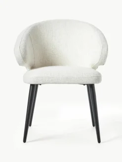 Bouclé armstoel Celia^Westwing Collection Outlet