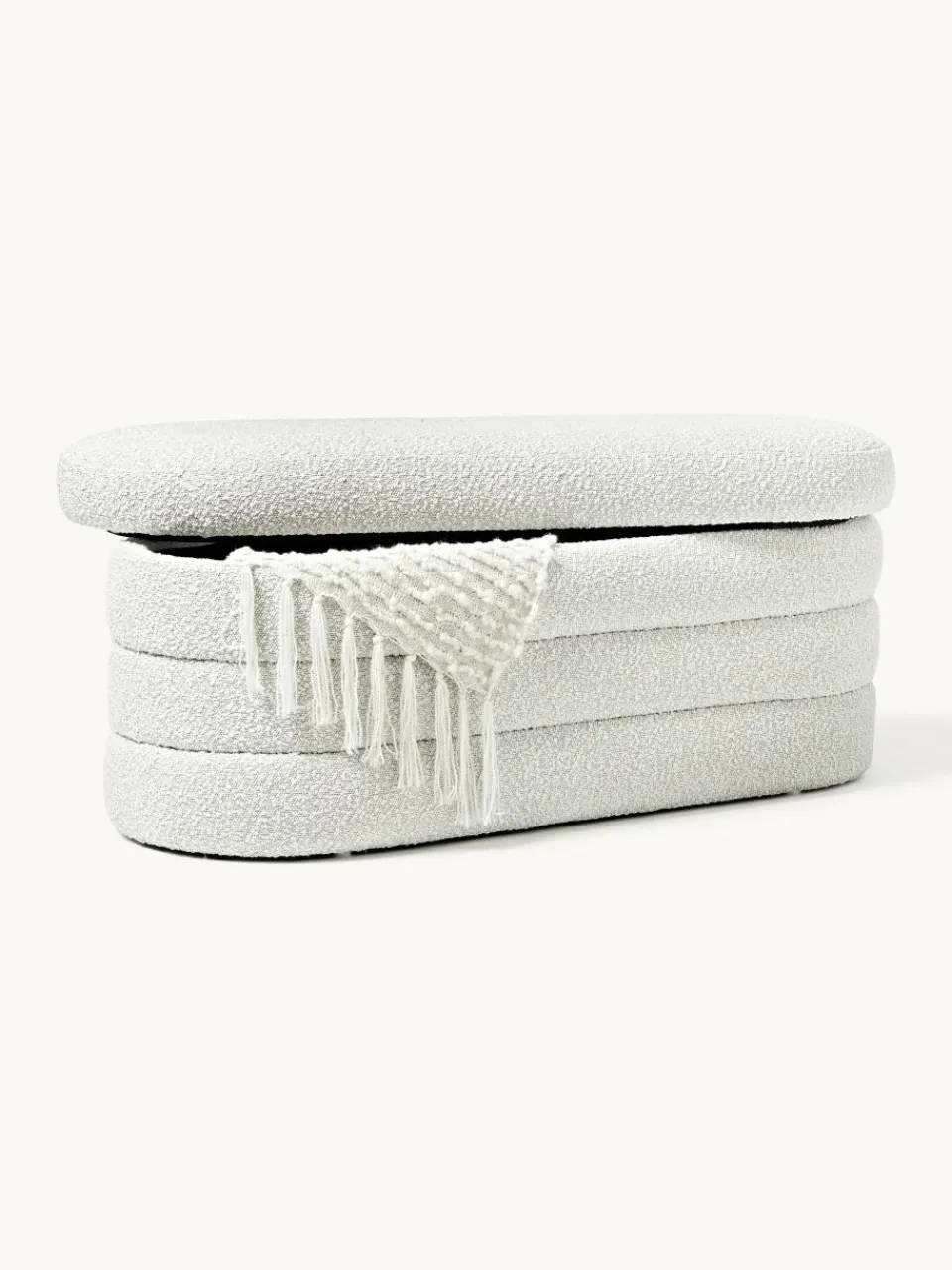 Bouclé bank Alto met opbergruimte^Westwing Collection Best