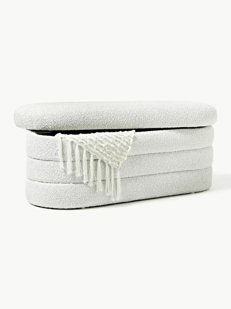 Bouclé bank Alto met opbergruimte^Westwing Collection Best