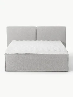 Bouclé boxspring bed Lennon^Westwing Collection Fashion