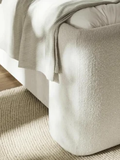 Bouclé boxspring bed Perla^Westwing Collection Online