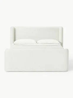 Bouclé boxspring bed Perla^Westwing Collection Online