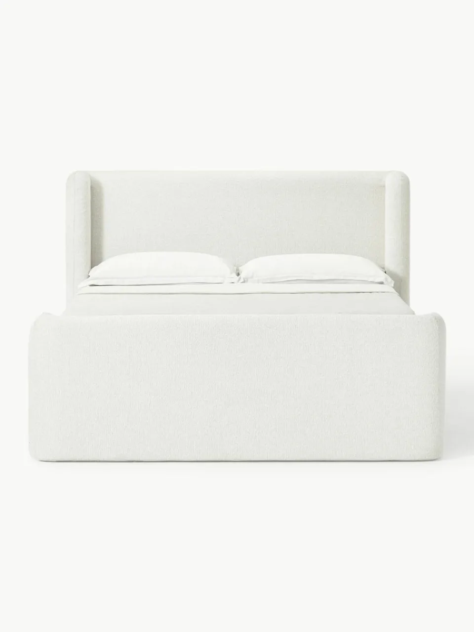 Bouclé boxspring bed Perla^Westwing Collection Online