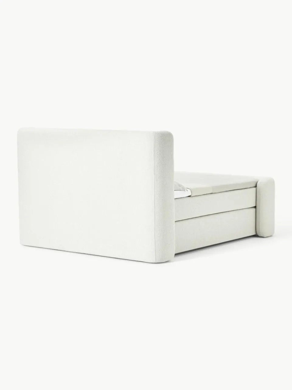 Bouclé boxspring bed Perla^Westwing Collection Online