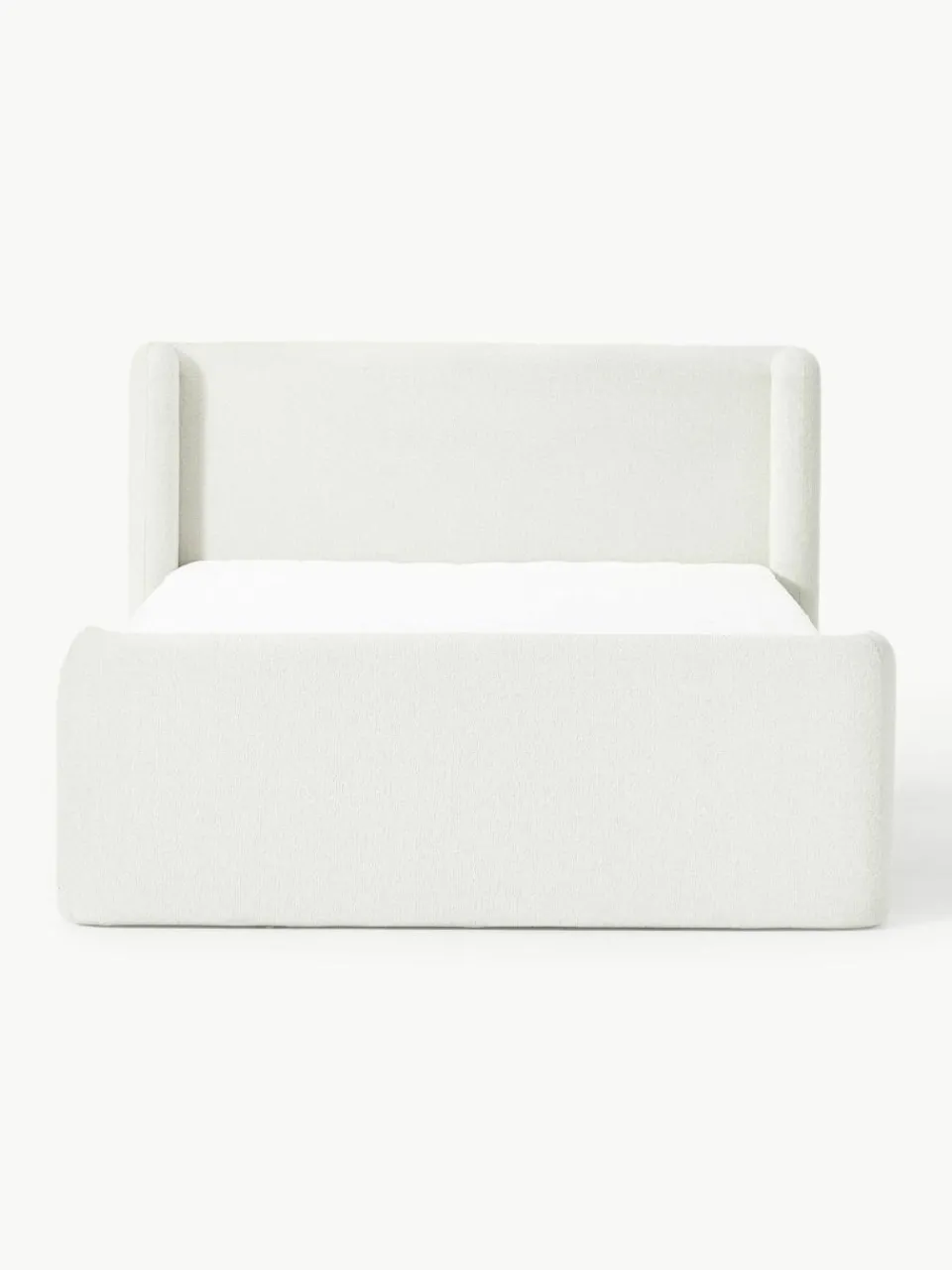 Bouclé boxspring bed Perla^Westwing Collection Online