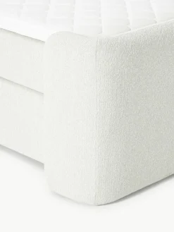 Bouclé boxspring bed Perla^Westwing Collection Online