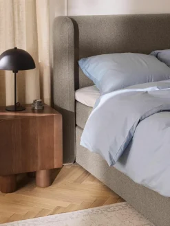 Bouclé boxspring bed Perla met opbergruimte^Westwing Collection Clearance