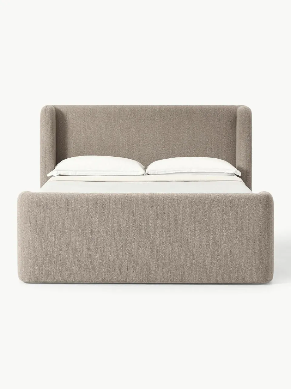 Bouclé boxspring bed Perla^Westwing Collection Discount