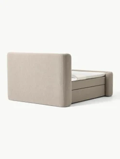 Bouclé boxspring bed Perla^Westwing Collection Discount