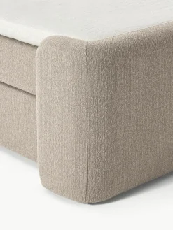 Bouclé boxspring bed Perla^Westwing Collection Discount