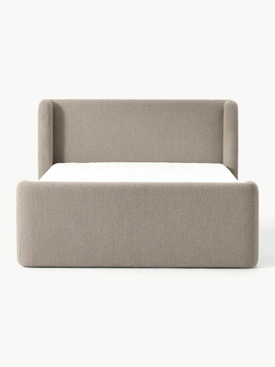 Bouclé boxspring bed Perla^Westwing Collection Discount