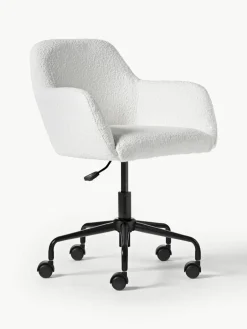 Bouclé bureaustoel Lucie^Westwing Collection Clearance