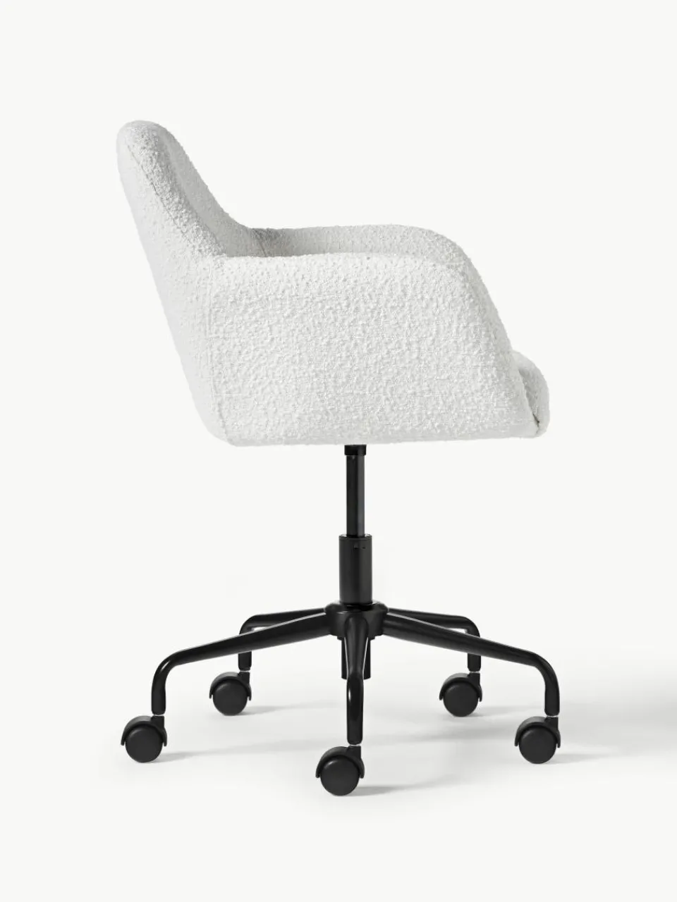 Bouclé bureaustoel Lucie^Westwing Collection Clearance