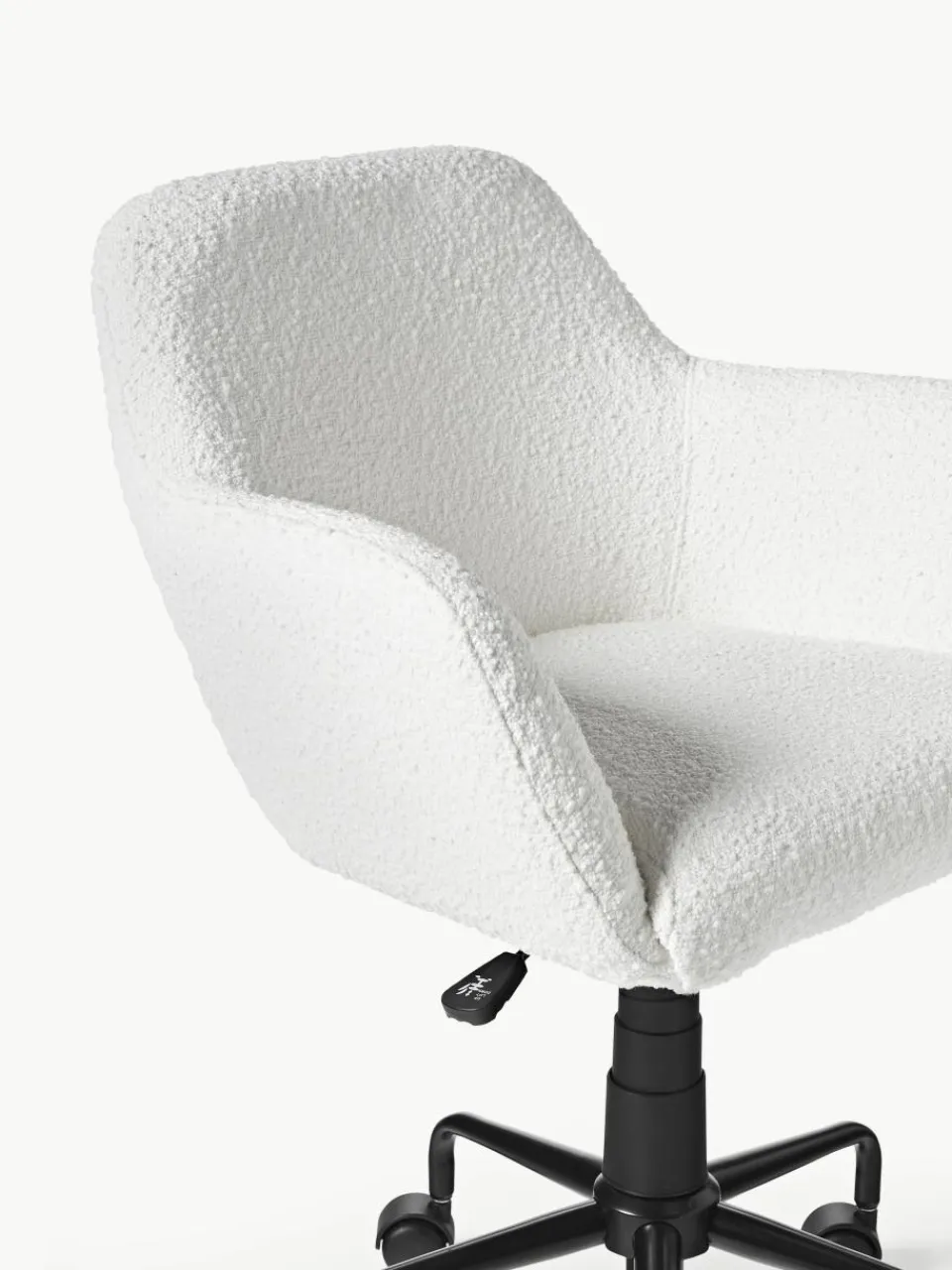 Bouclé bureaustoel Lucie^Westwing Collection Clearance
