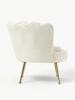 Bouclé cocktailfauteuil Oyster^Westwing Collection Clearance