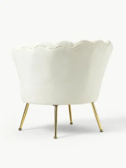Bouclé cocktailfauteuil Oyster^Westwing Collection Clearance