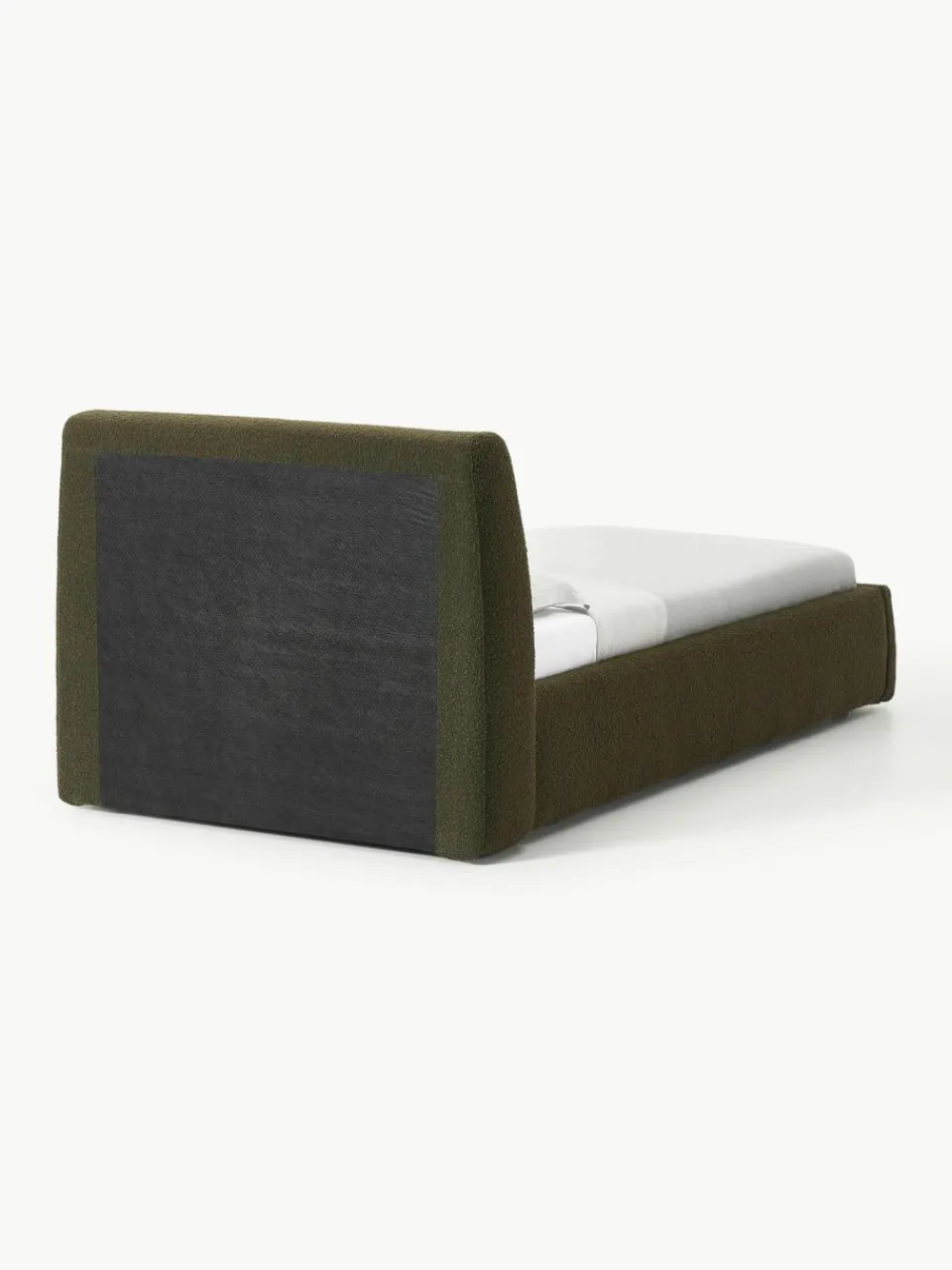 Bouclé eenpersoonsbed Cloud met opbergruimte^Westwing Collection Clearance