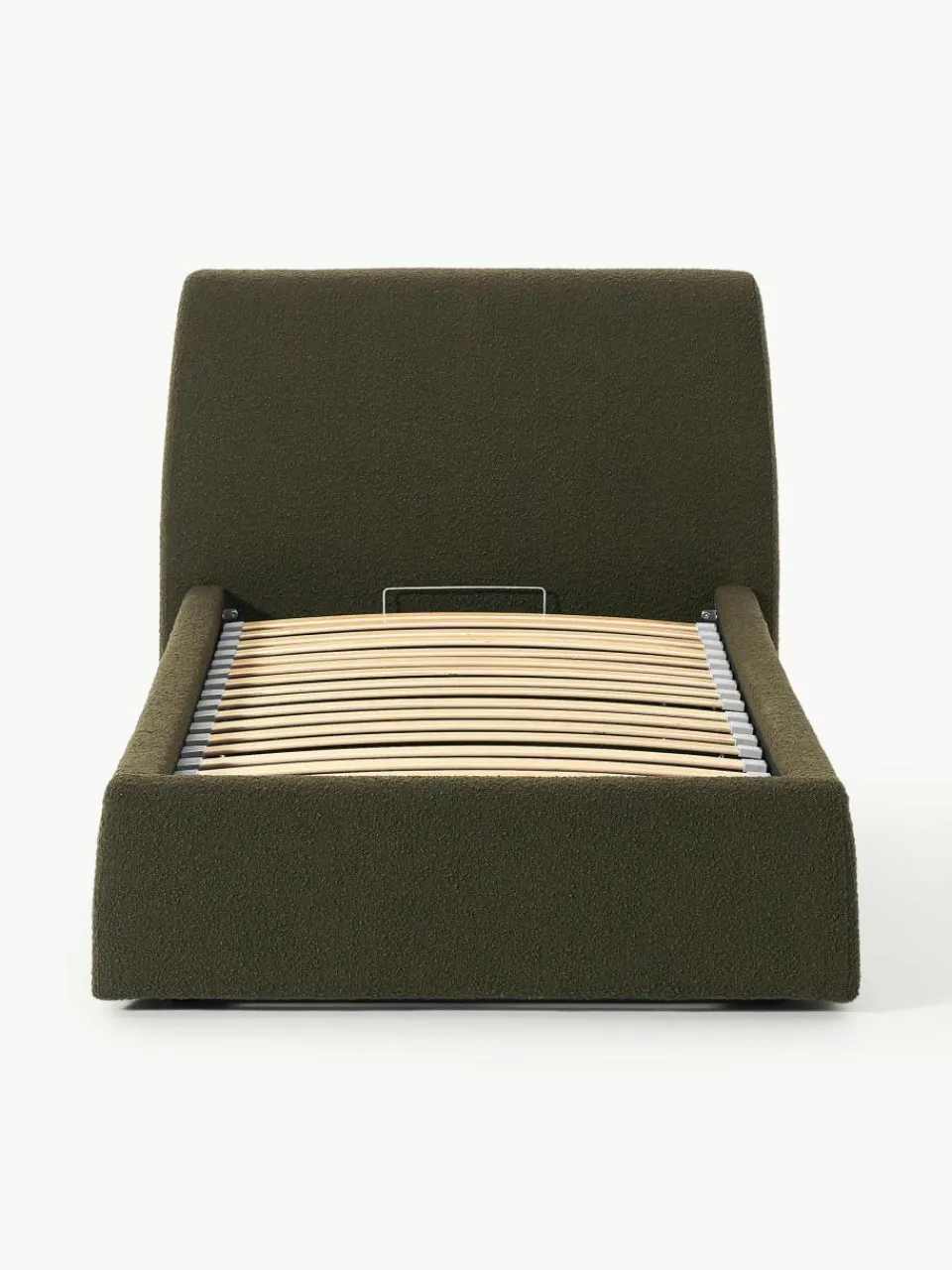 Bouclé eenpersoonsbed Cloud met opbergruimte^Westwing Collection Clearance