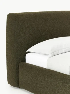 Bouclé eenpersoonsbed Cloud met opbergruimte^Westwing Collection Clearance