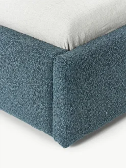 Bouclé eenpersoonsbed Cloud met opbergruimte^Westwing Collection Fashion