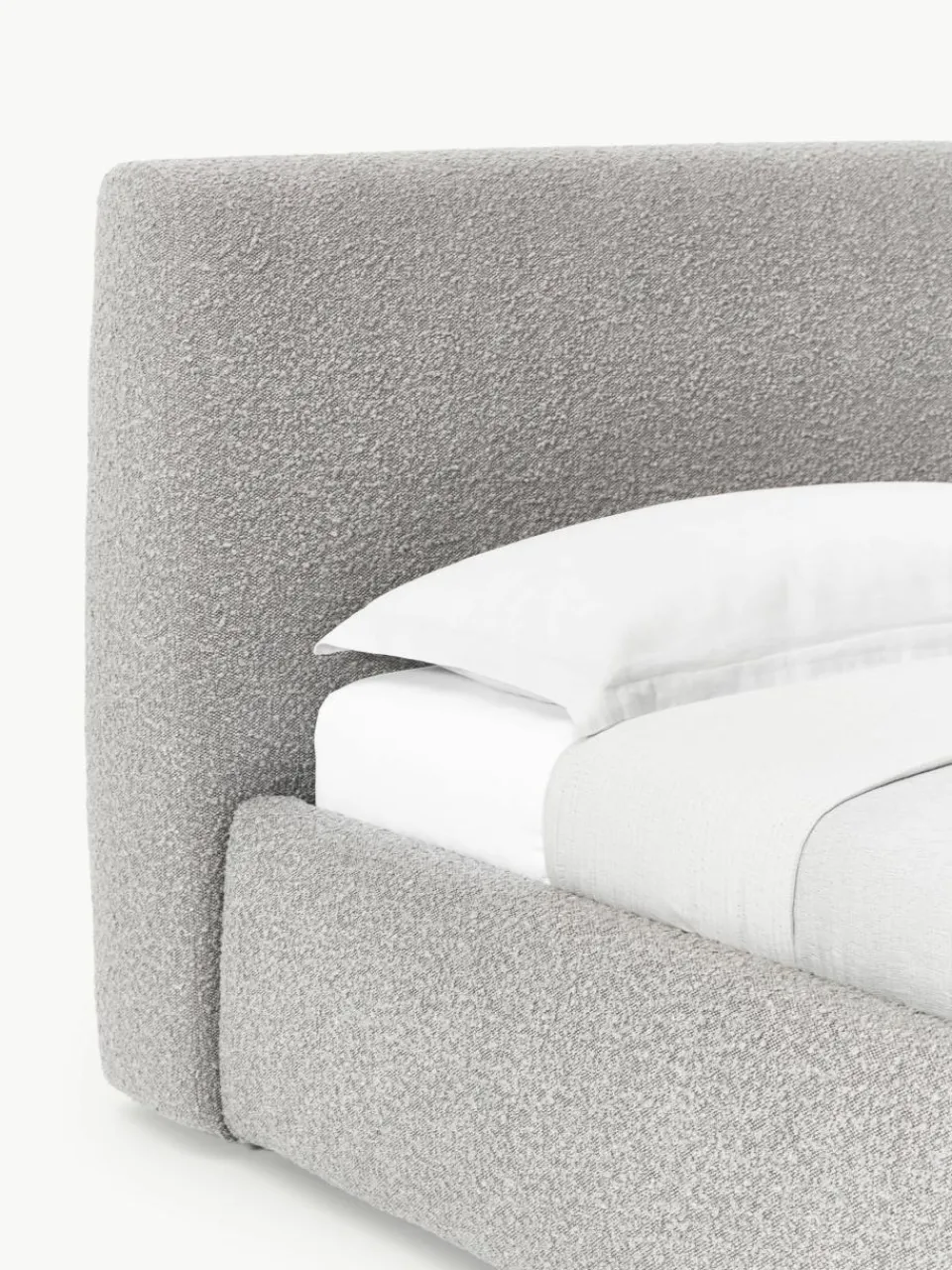 Bouclé eenpersoonsbed Cloud^Westwing Collection Clearance