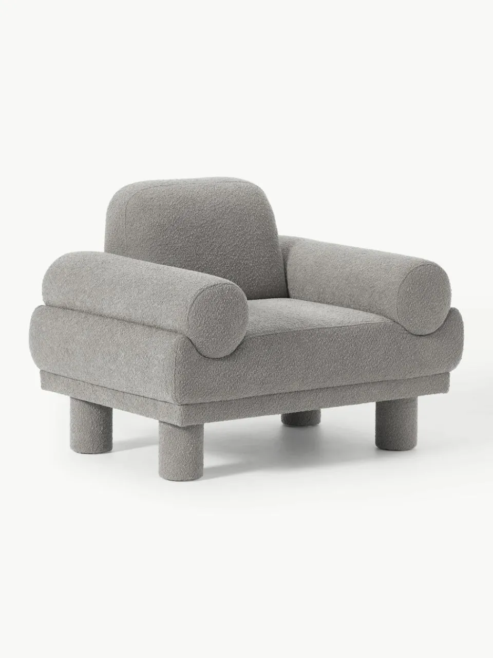 Bouclé fauteuil Lilo^Westwing Collection Hot