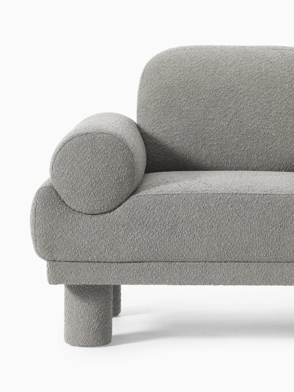 Bouclé fauteuil Lilo^Westwing Collection Hot
