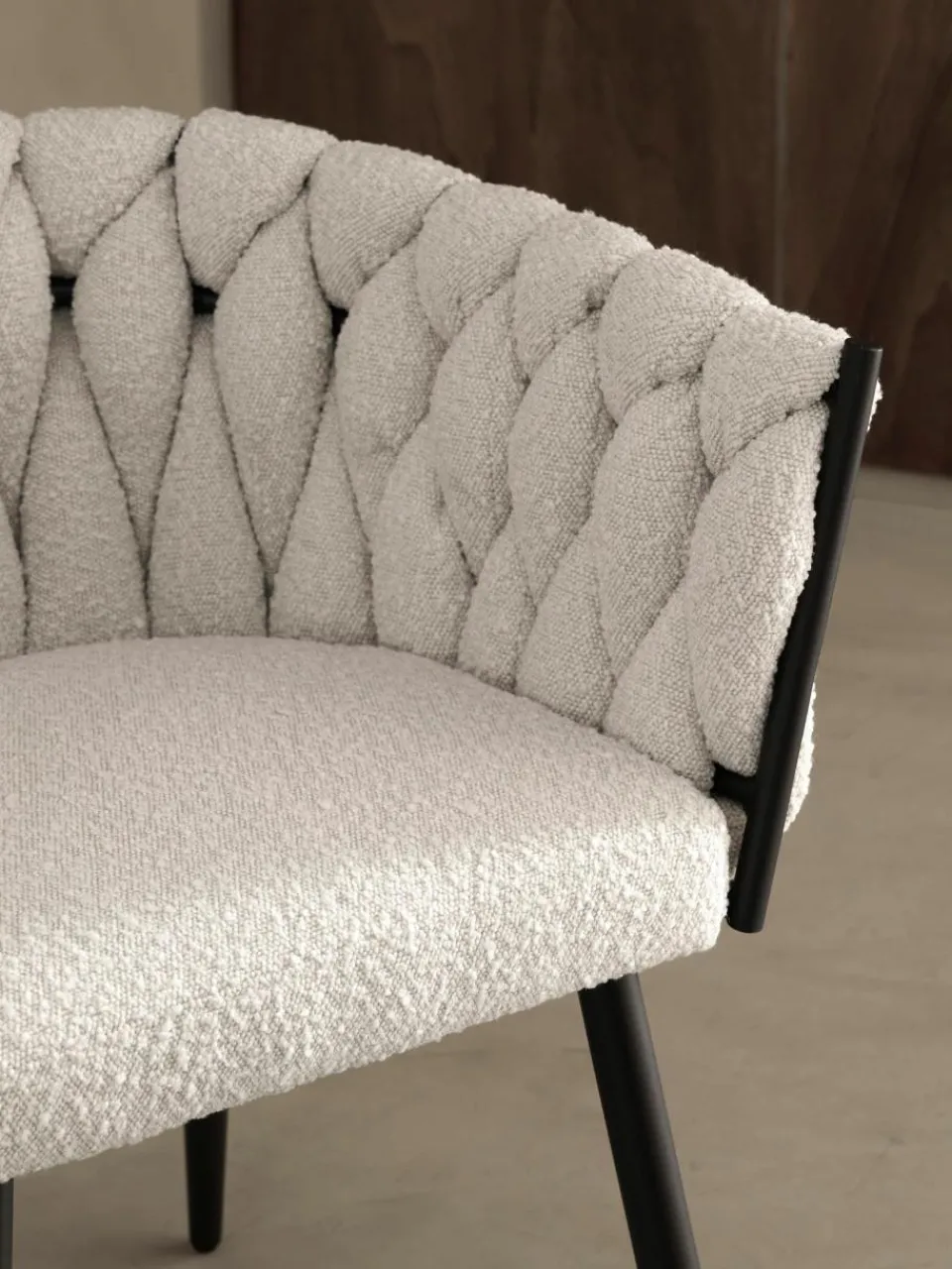 Bouclé fauteuil Molto^Ellos Home Online