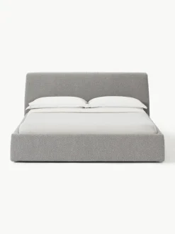 Bouclé gestoffeerd bed Cloud^Westwing Collection Online