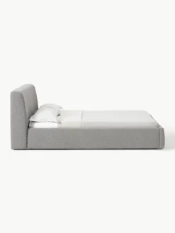 Bouclé gestoffeerd bed Cloud^Westwing Collection Online
