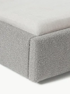 Bouclé gestoffeerd bed Cloud^Westwing Collection Online
