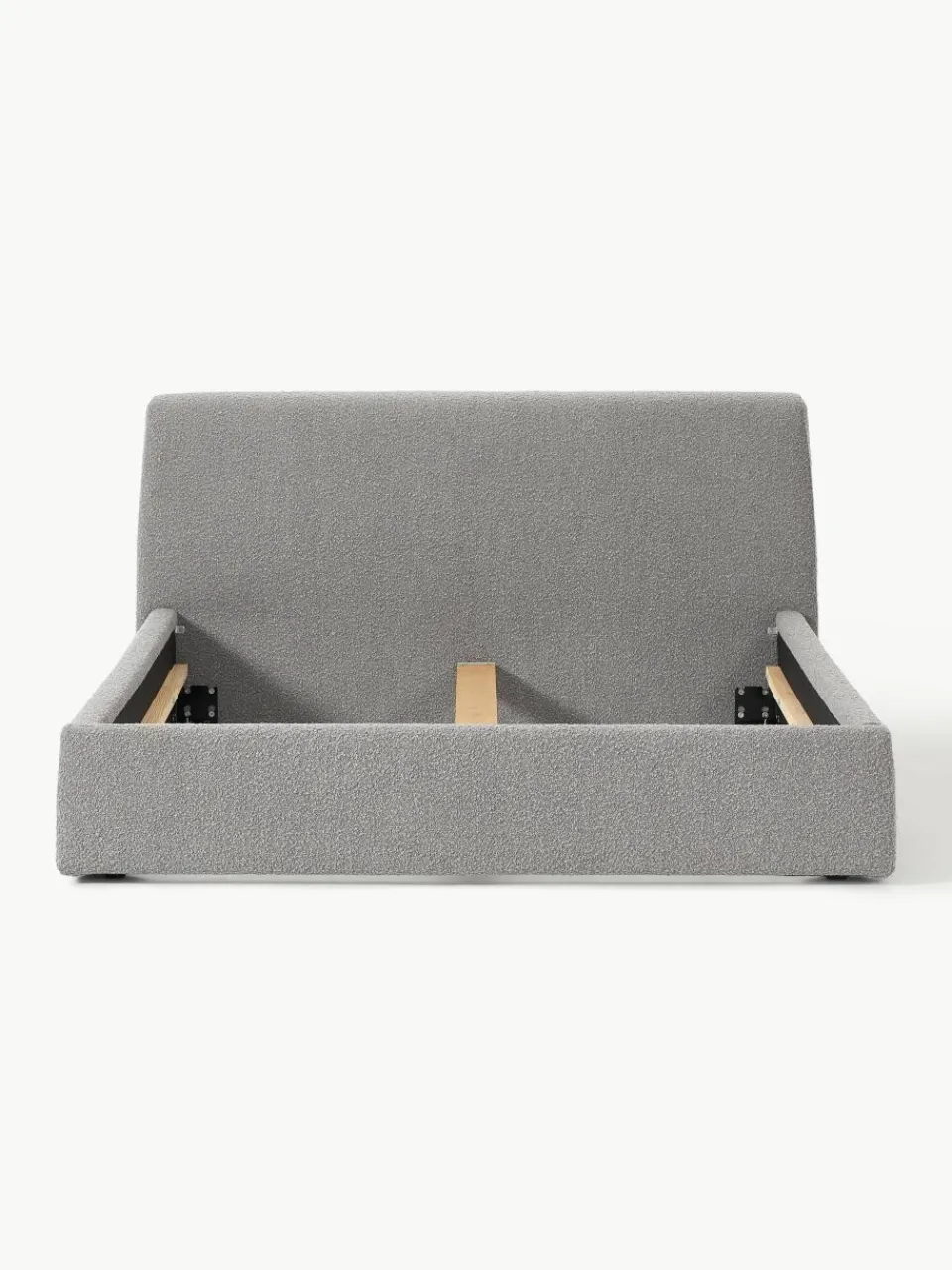 Bouclé gestoffeerd bed Cloud^Westwing Collection Online