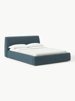 Bouclé gestoffeerd bed Cloud^Westwing Collection Online