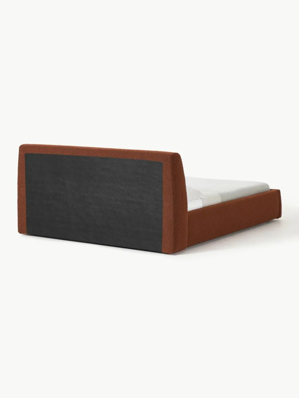 Bouclé gestoffeerd bed Cloud met opbergruimte^Westwing Collection Online