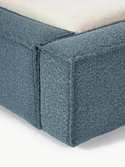 Bouclé gestoffeerd bed Lennon^Westwing Collection Best