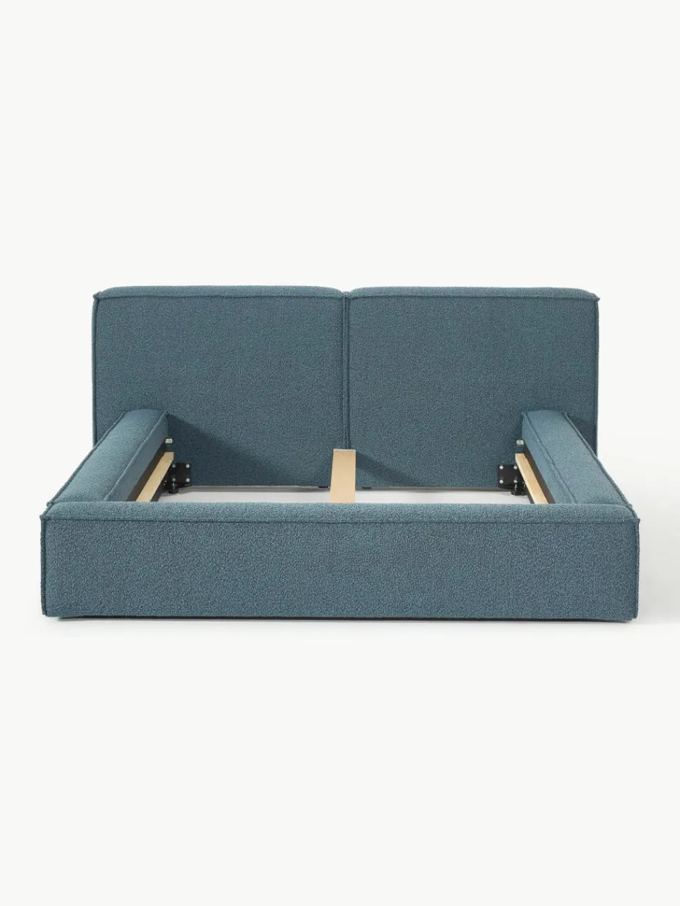 Bouclé gestoffeerd bed Lennon^Westwing Collection Best