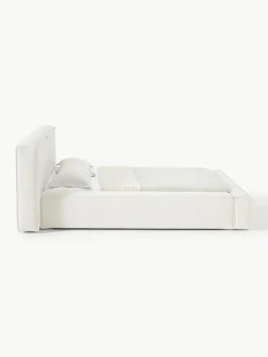 Bouclé gestoffeerd bed Lennon^Westwing Collection Clearance