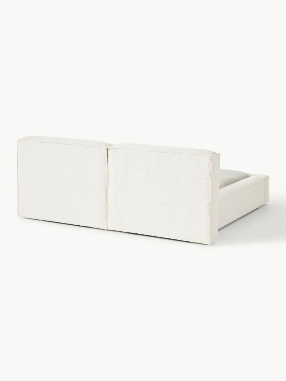 Bouclé gestoffeerd bed Lennon^Westwing Collection Clearance