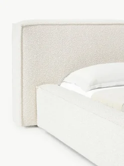 Bouclé gestoffeerd bed Lennon^Westwing Collection Clearance