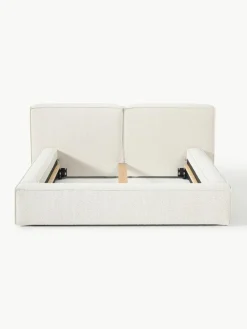 Bouclé gestoffeerd bed Lennon^Westwing Collection Clearance