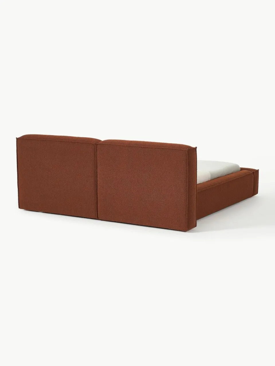 Bouclé gestoffeerd bed Lennon^Westwing Collection Best