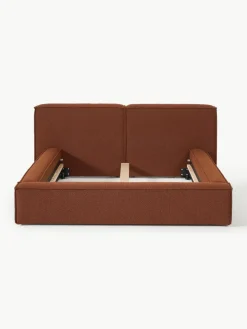 Bouclé gestoffeerd bed Lennon^Westwing Collection Best