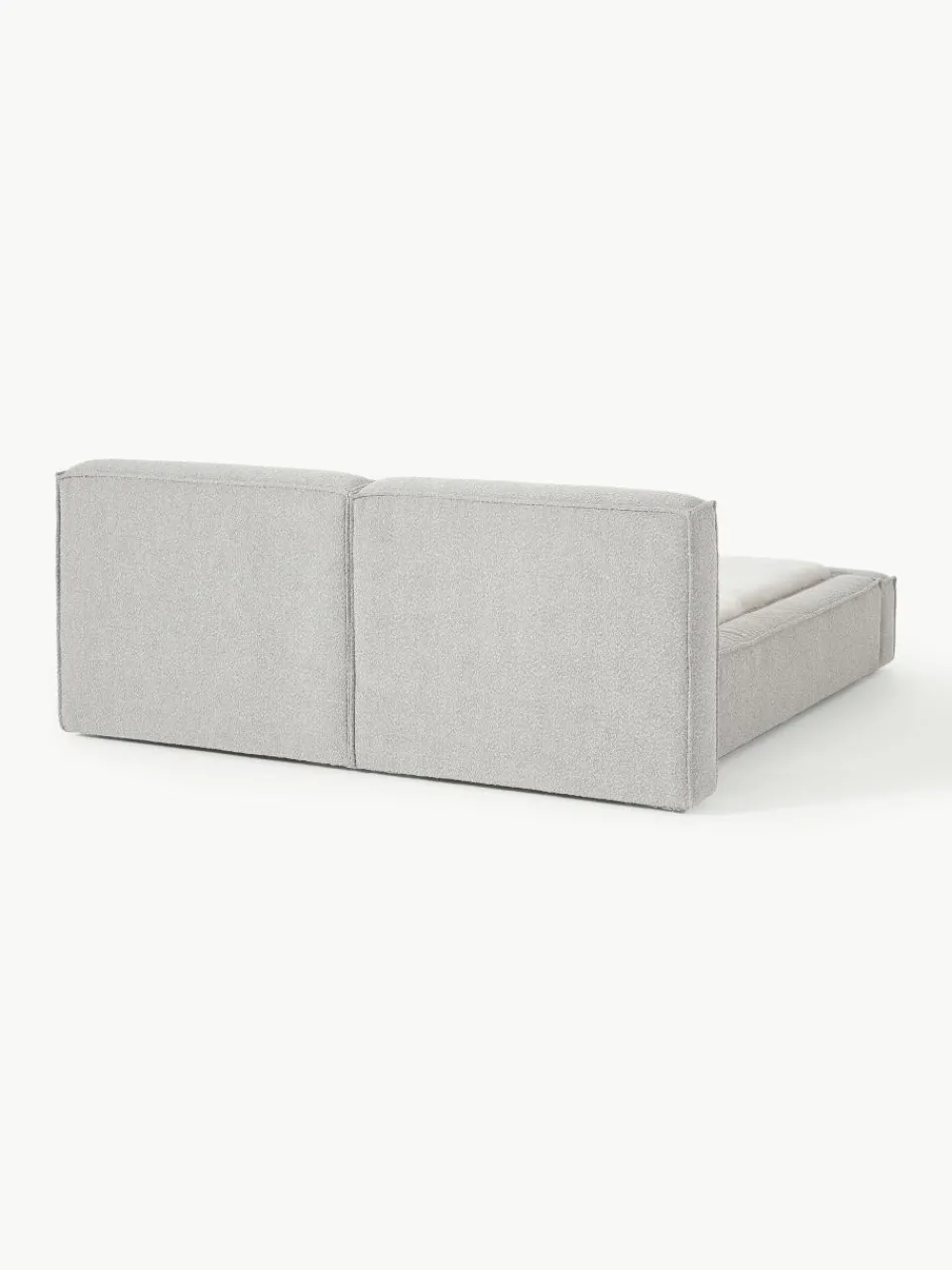 Bouclé gestoffeerd bed Lennon met opbergruimte^Westwing Collection Outlet