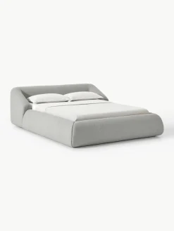 Bouclé gestoffeerd bed Sofia^Westwing Collection Outlet