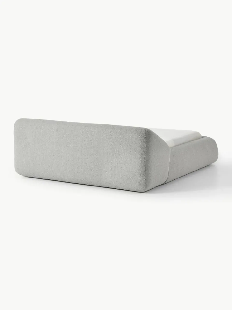 Bouclé gestoffeerd bed Sofia^Westwing Collection Outlet