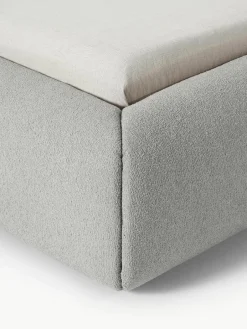 Bouclé gestoffeerd bed Sofia^Westwing Collection Outlet